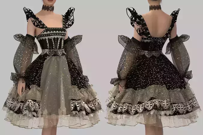 female sparkle dress