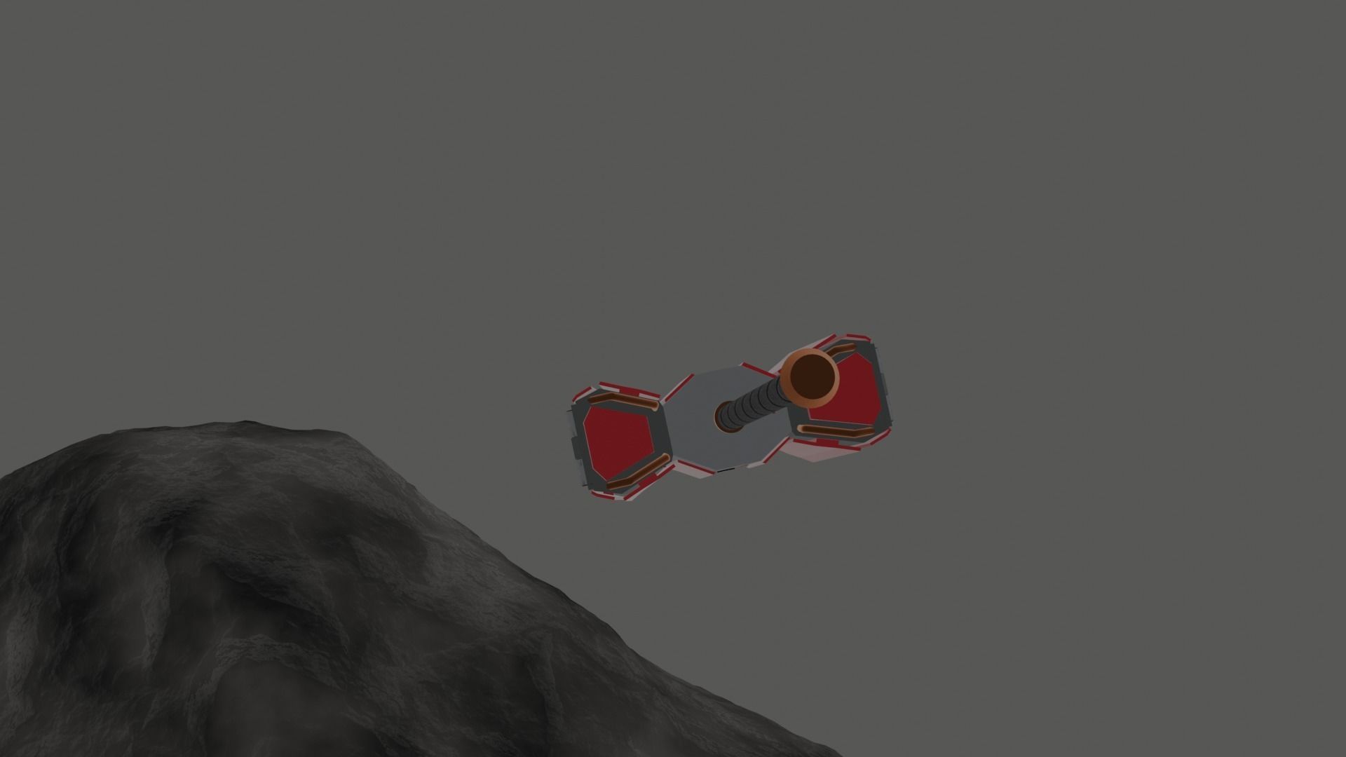 Steampunk iron hummer Low-poly 3D model_3