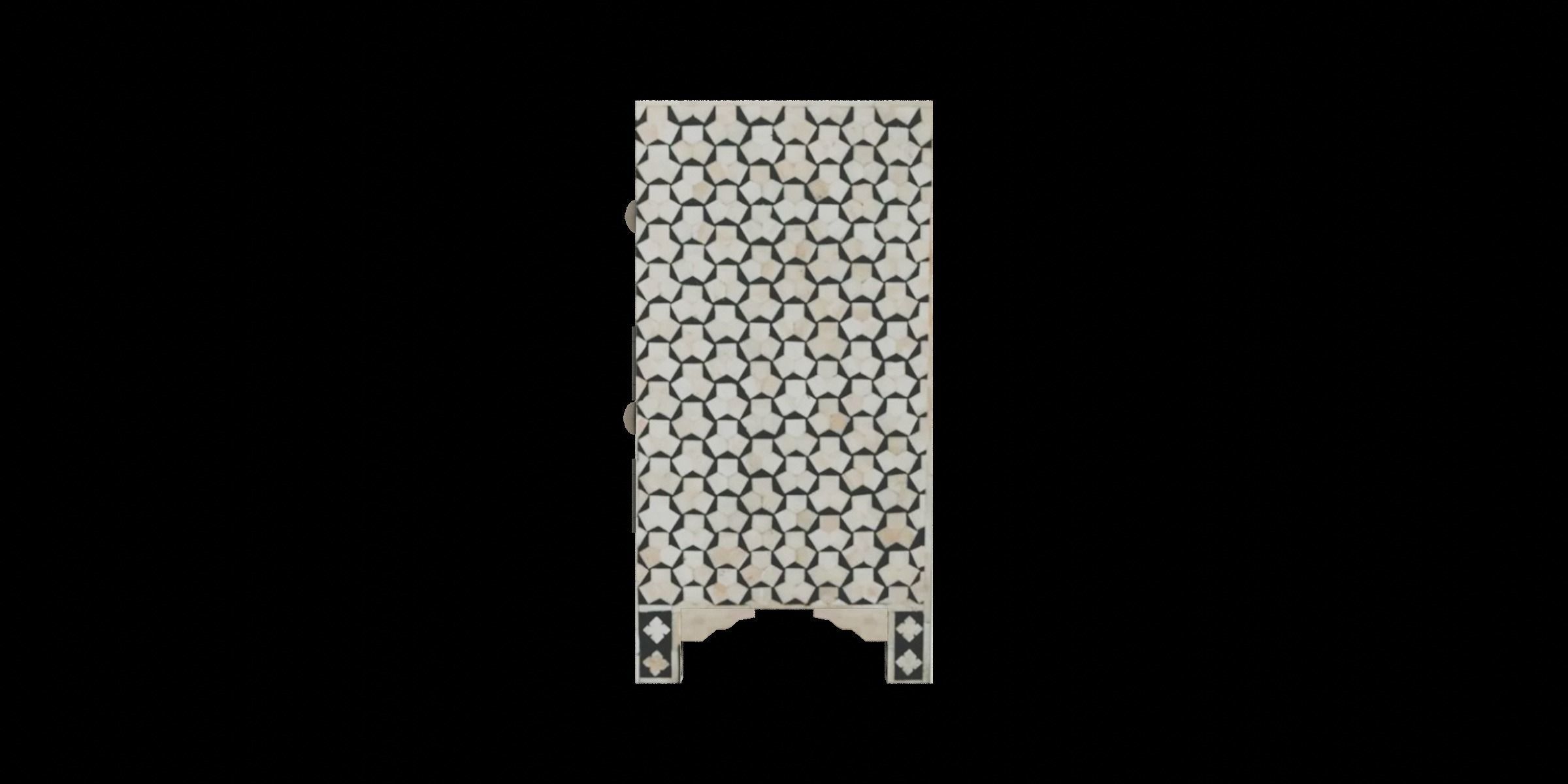 Tagua Bed Side Table Low-poly 3D model_7