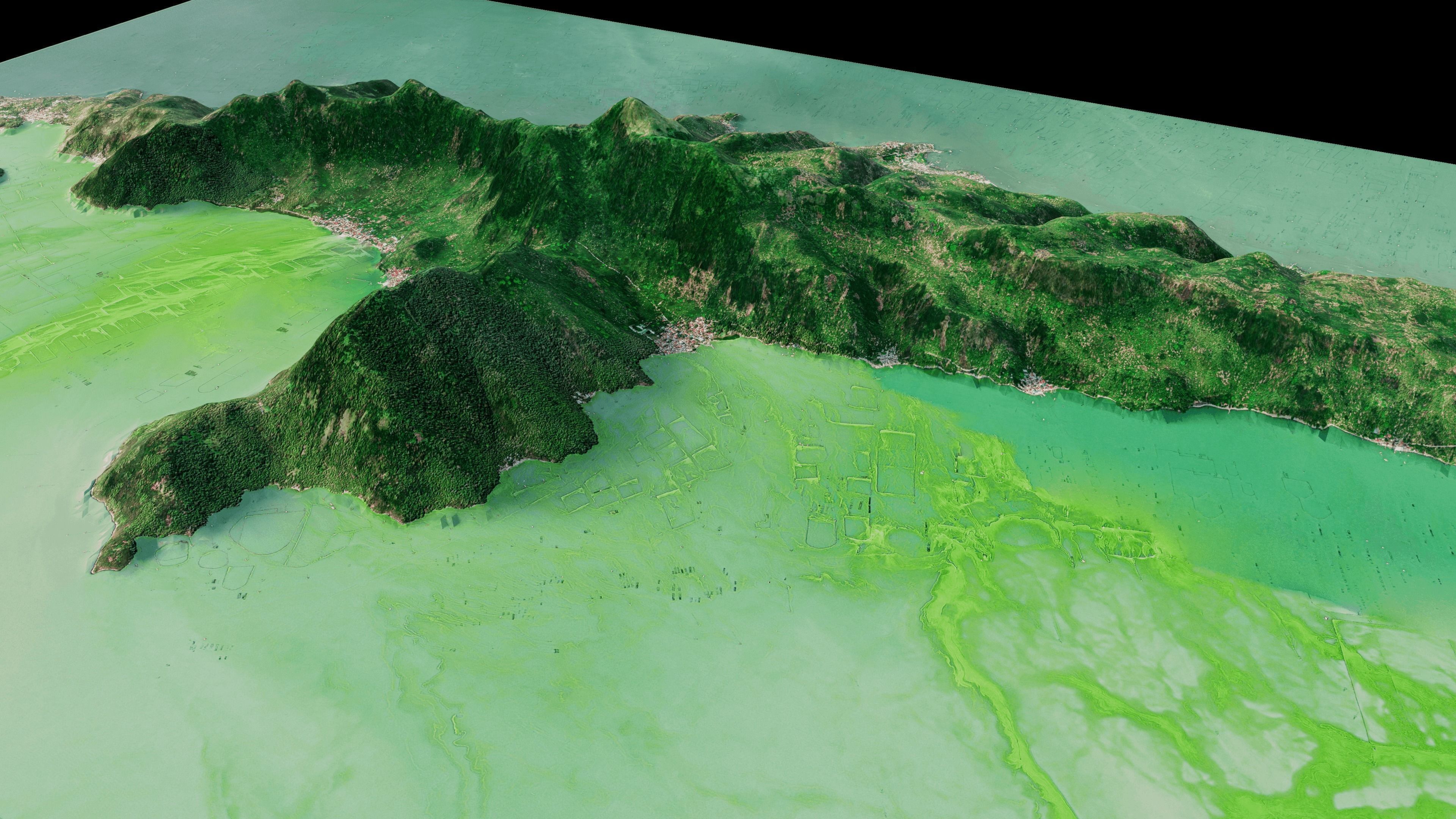 Talim island full 3d terrain 3D model_6