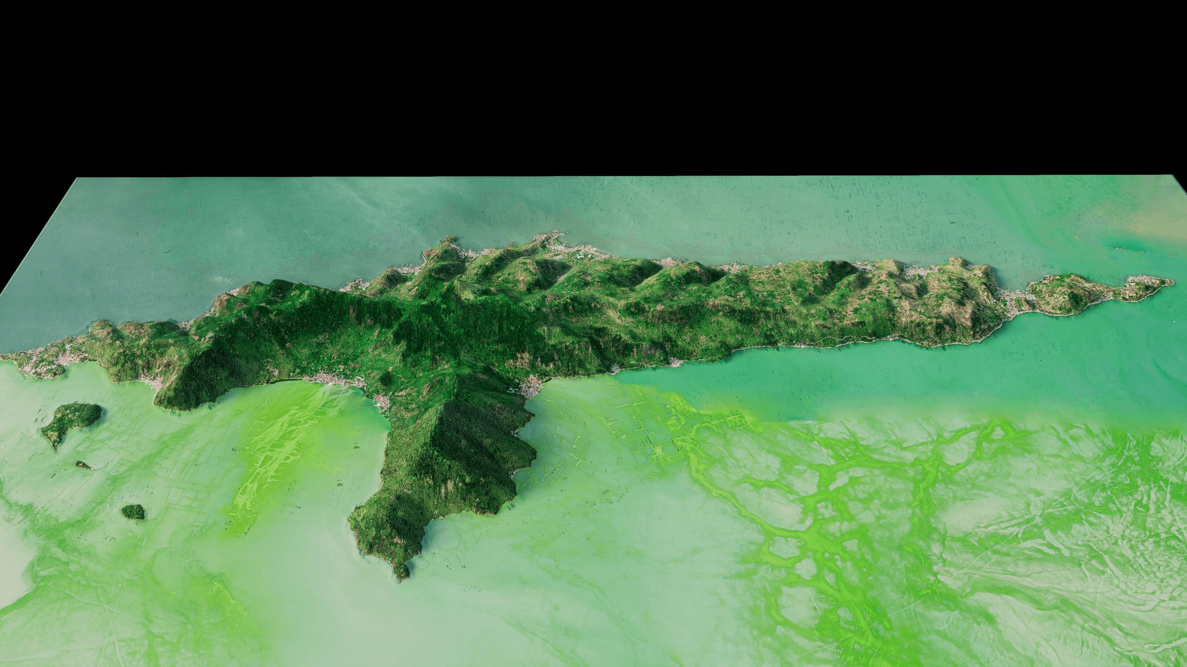 Talim island full 3d terrain 3D model_5