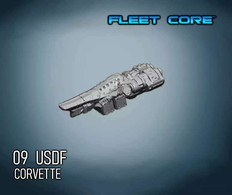 FLEET CORE - 09 USDF CORVETTE 3D print model_0