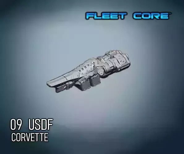 FLEET CORE - 09 USDF CORVETTE 3D print model