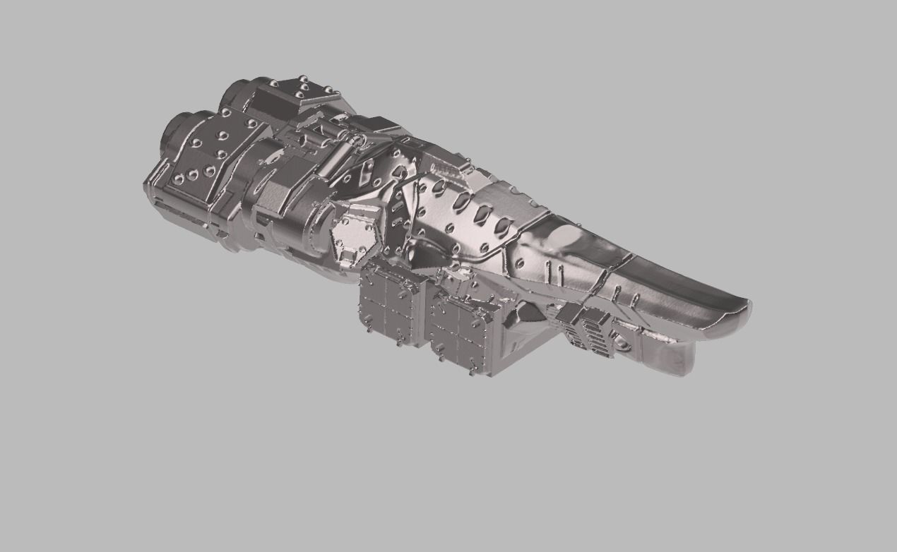FLEET CORE - 09 USDF CORVETTE 3D print model_1