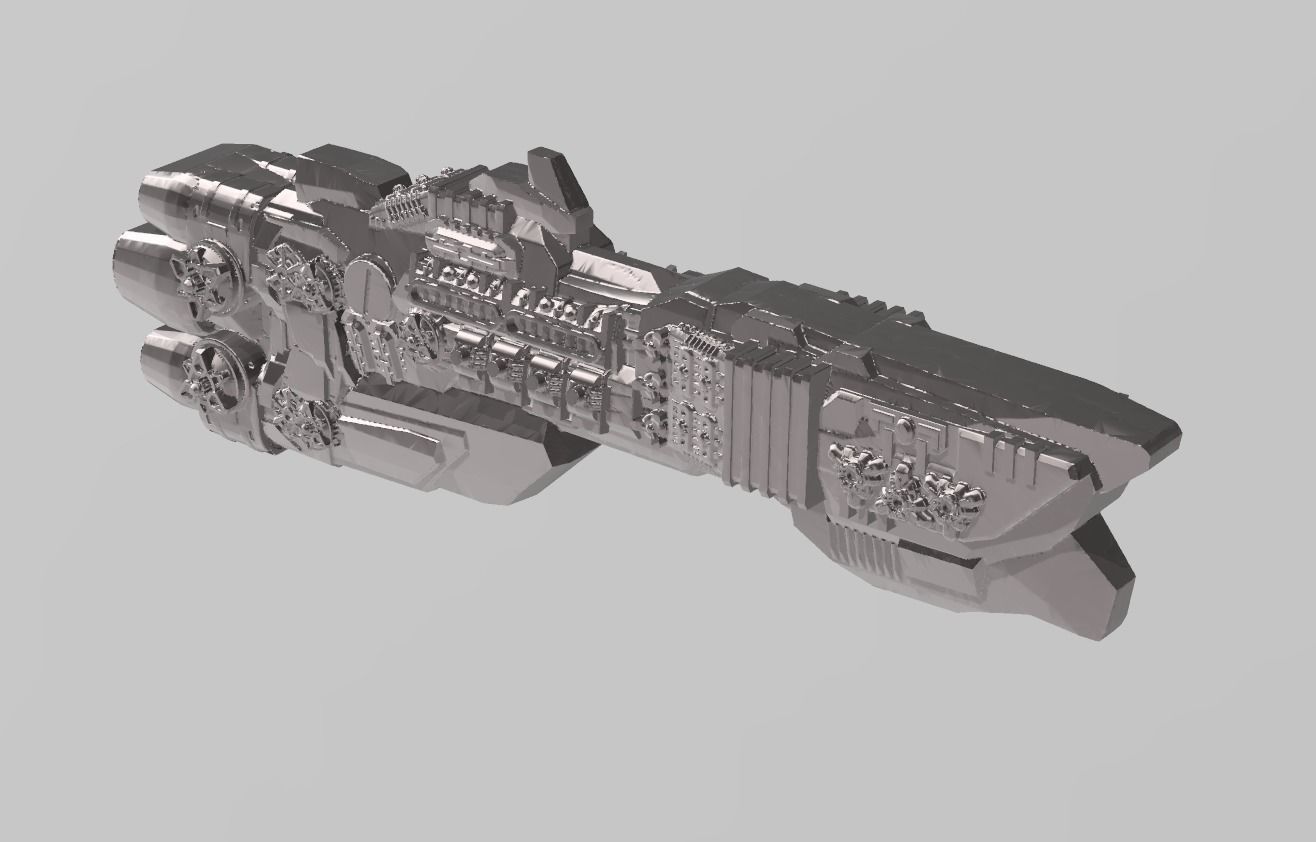 FLEET CORE - 10 USDF CRUISER 3D print model_1