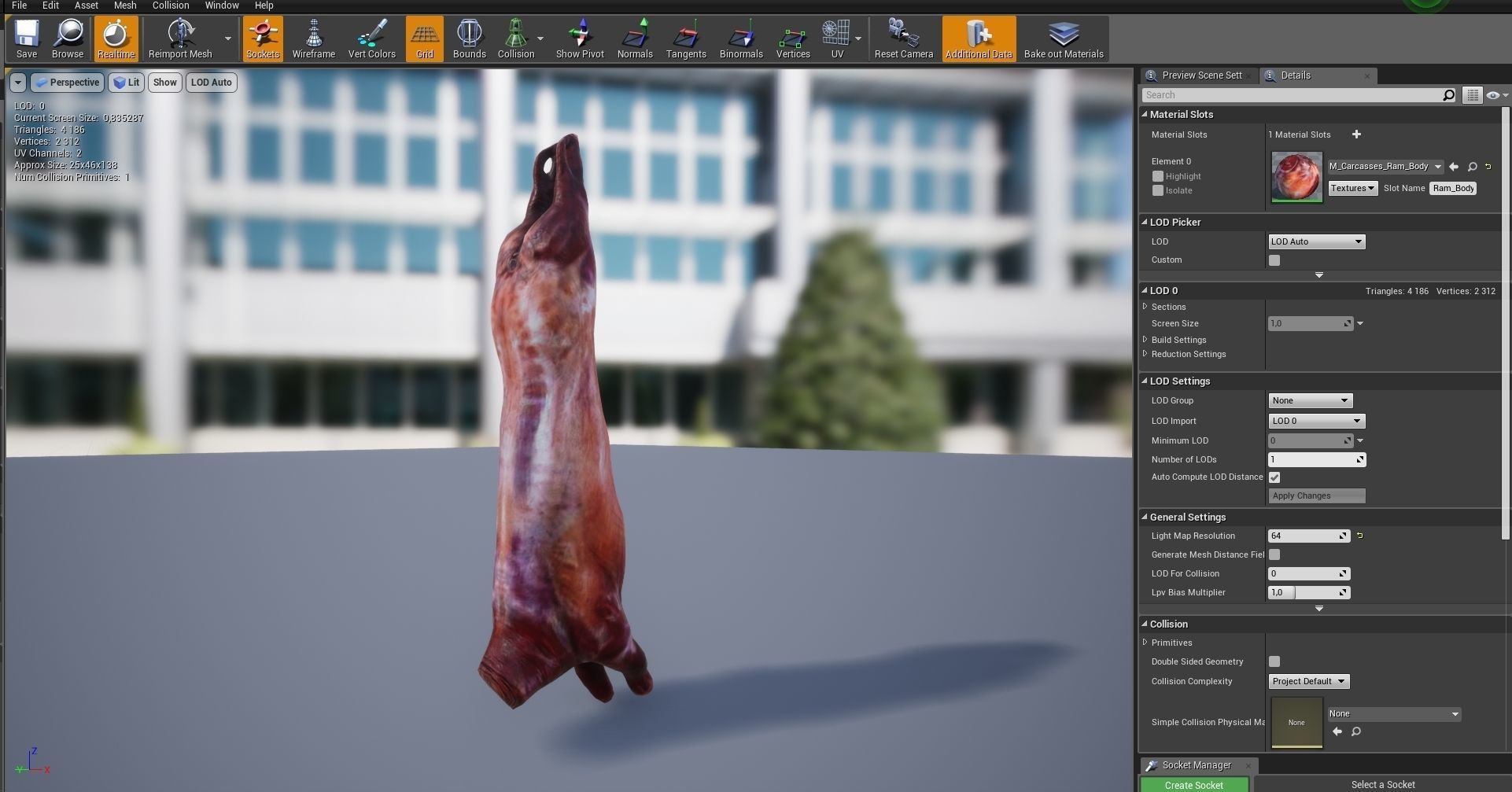 Carcasses Low-poly 3D model_10
