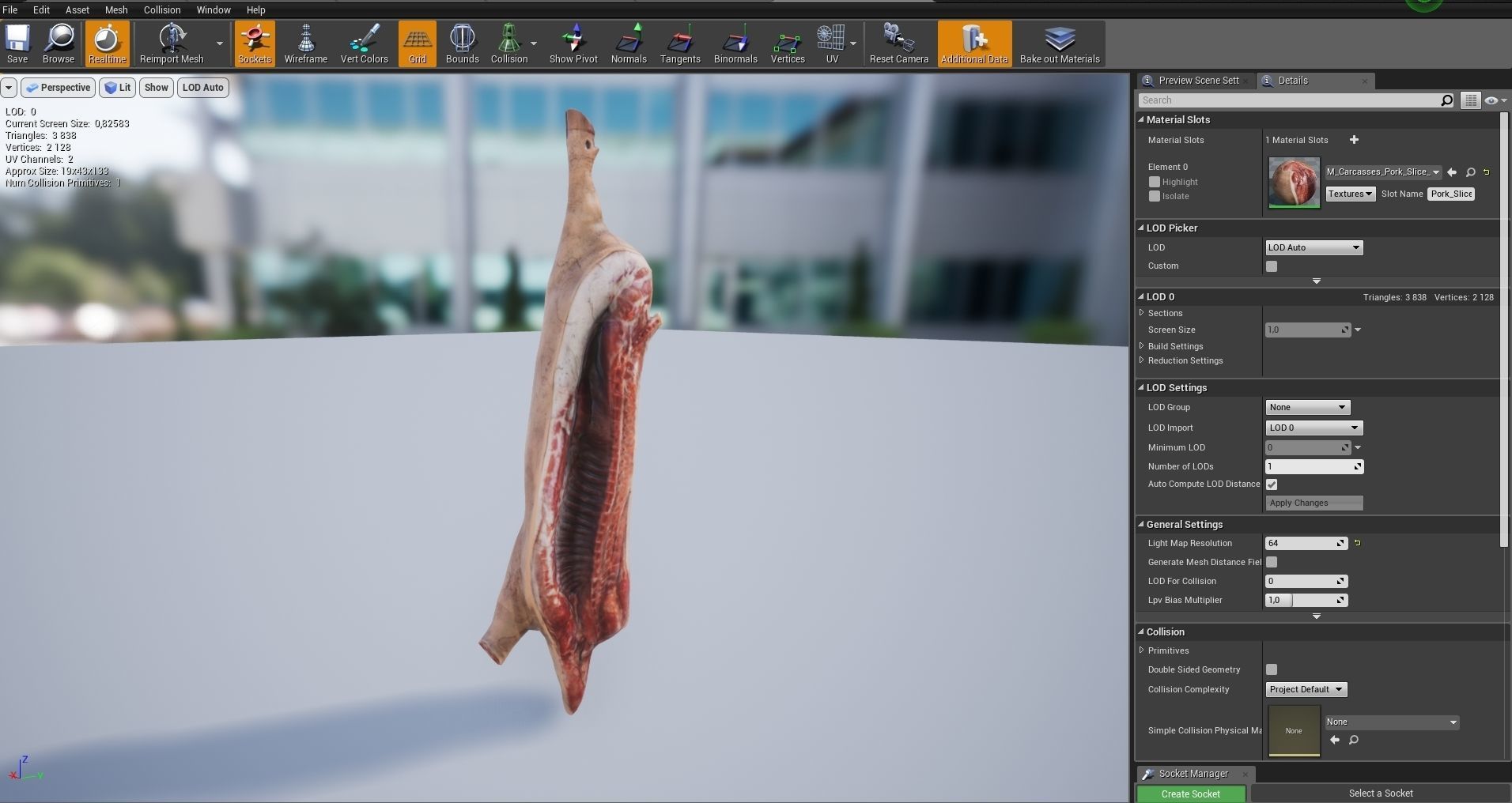 Carcasses Low-poly 3D model_9