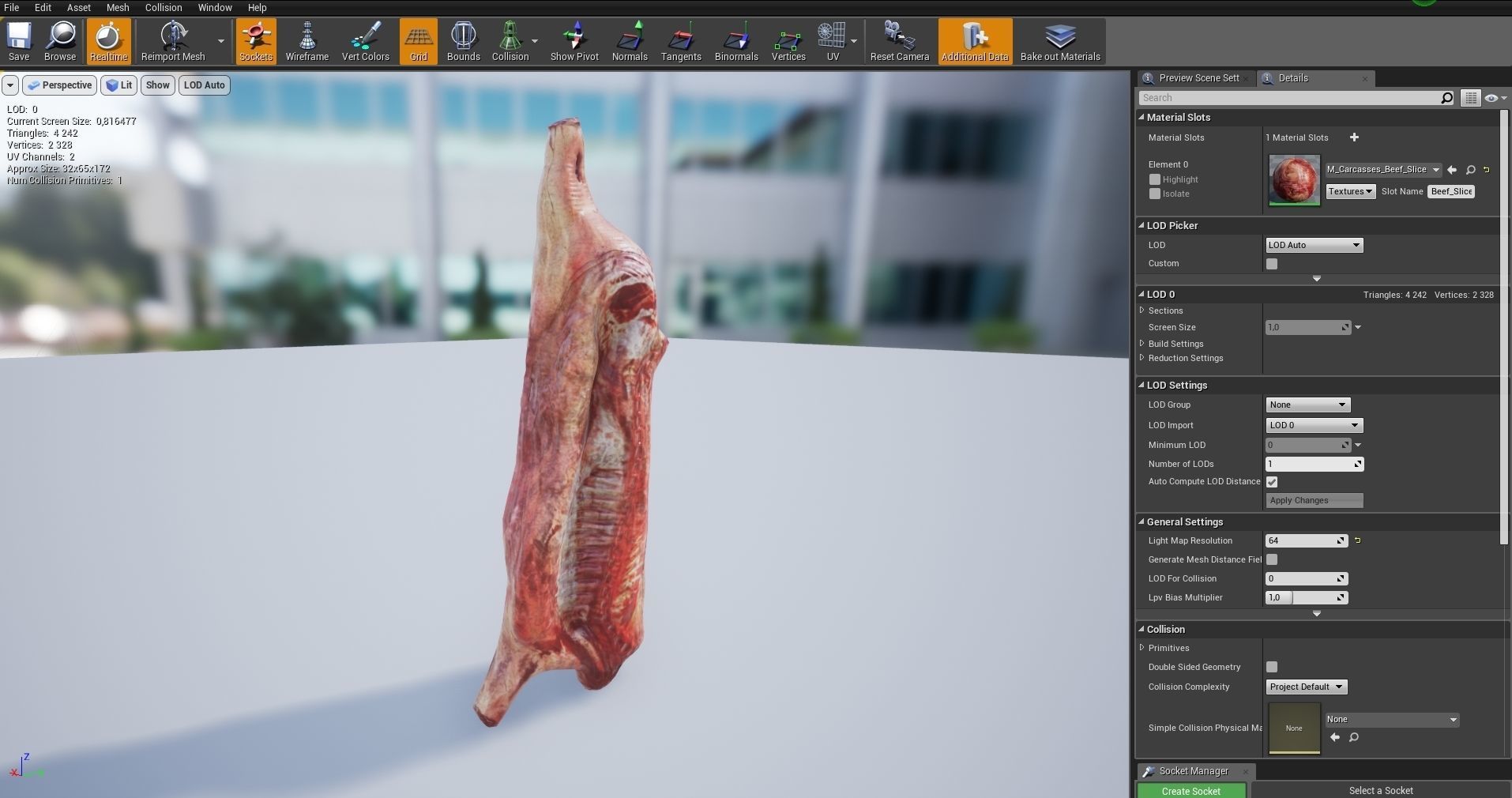 Carcasses Low-poly 3D model_6