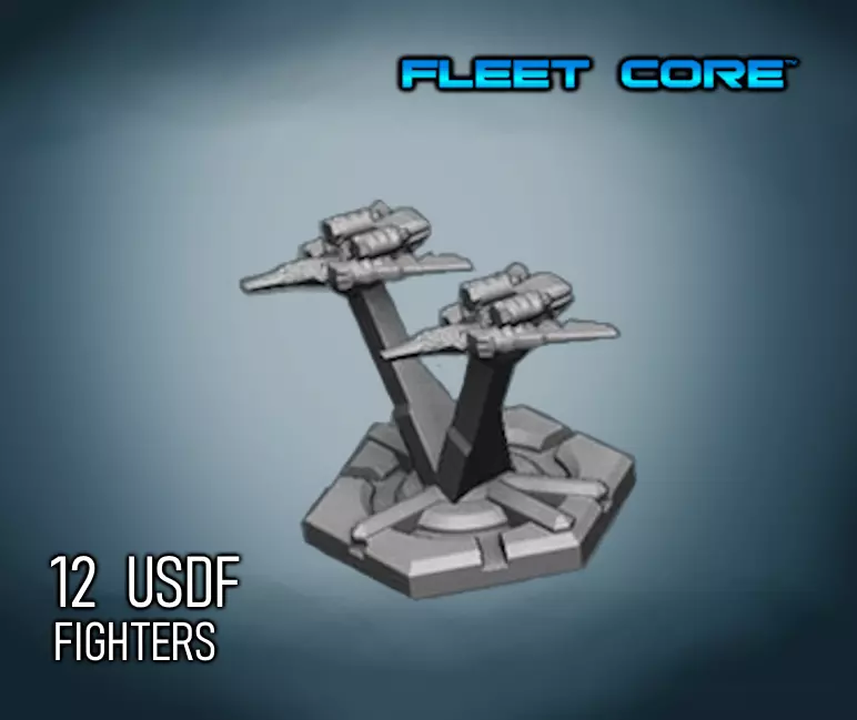 FLEET CORE - 12 USDF FIGHTERS 3D print model_0