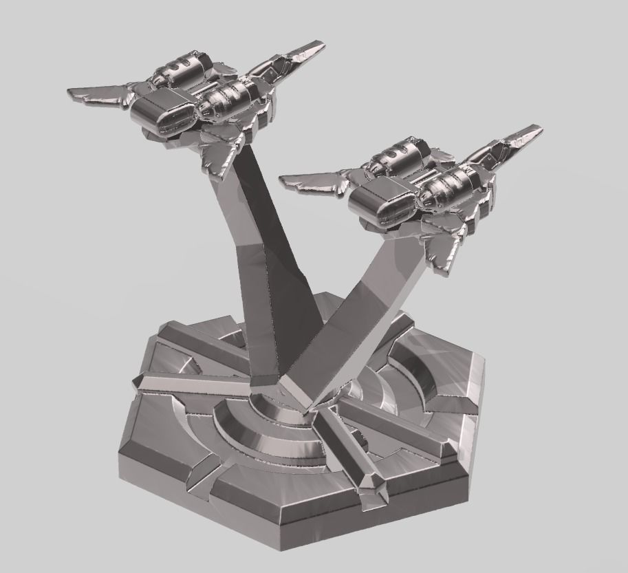 FLEET CORE - 12 USDF FIGHTERS 3D print model_7