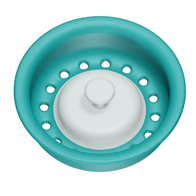Plastic Kitchen Strainer Plug 3D model_0