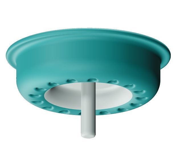 Plastic Kitchen Strainer Plug 3D model_3