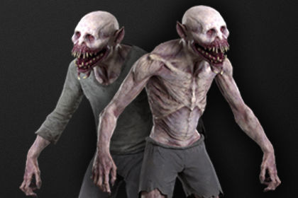 Creepy Vampire Goblin Mutant Low-poly 3D model_18