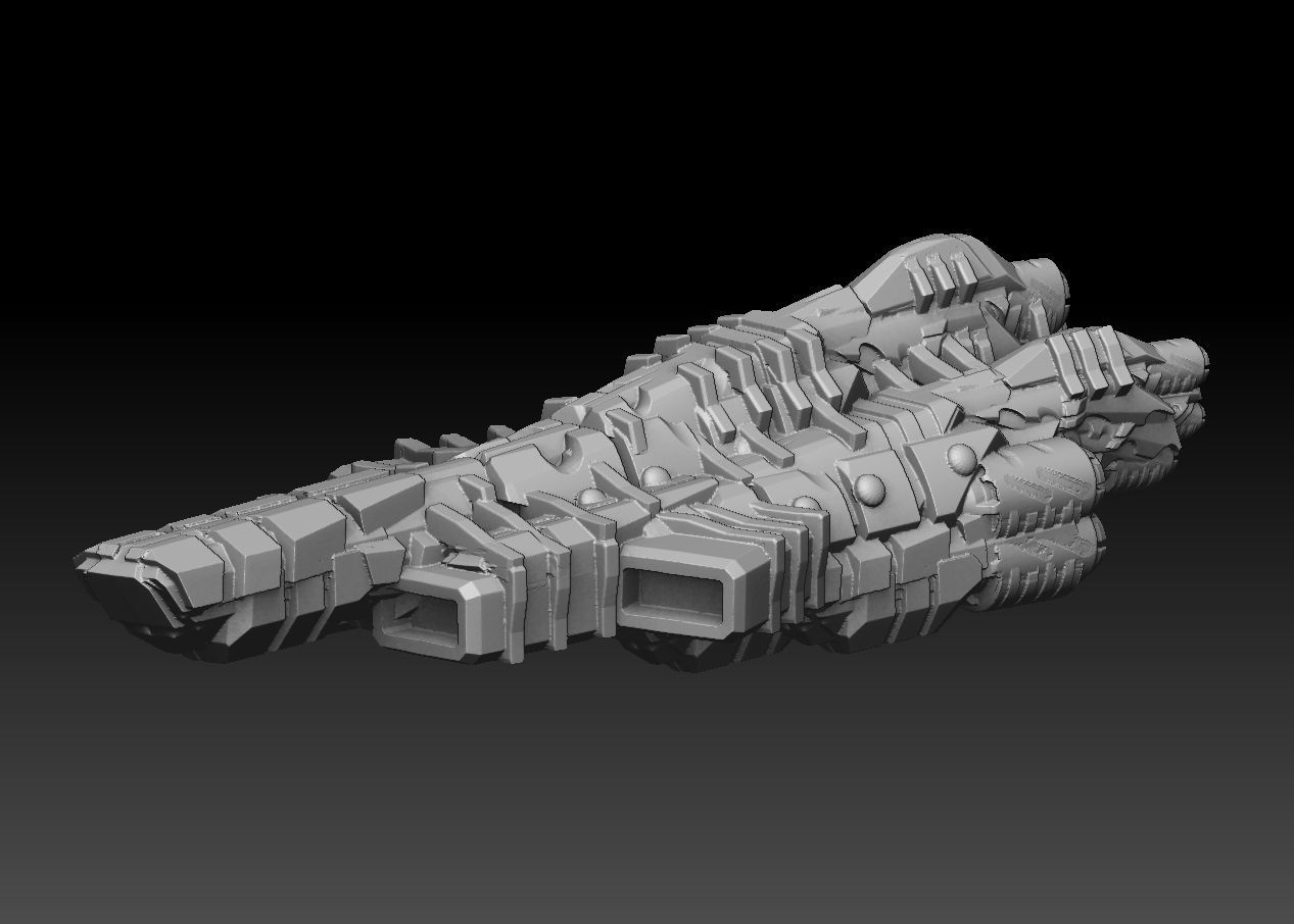 FLEET CORE - 14 VODORS CARRIER 3D print model_1