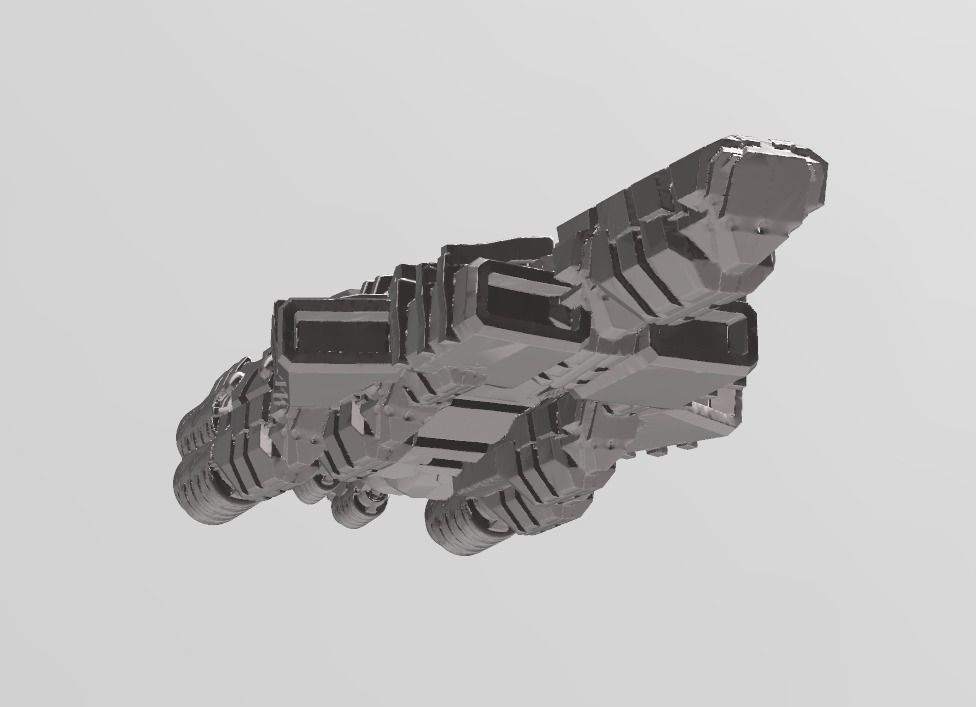 FLEET CORE - 14 VODORS CARRIER 3D print model_3