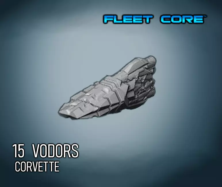 FLEET CORE - 15 VODORS CORVETTE 3D print model_0