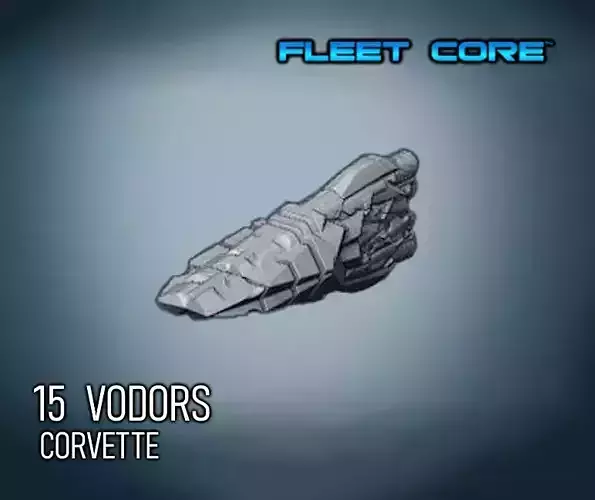 FLEET CORE - 15 VODORS CORVETTE 3D print model