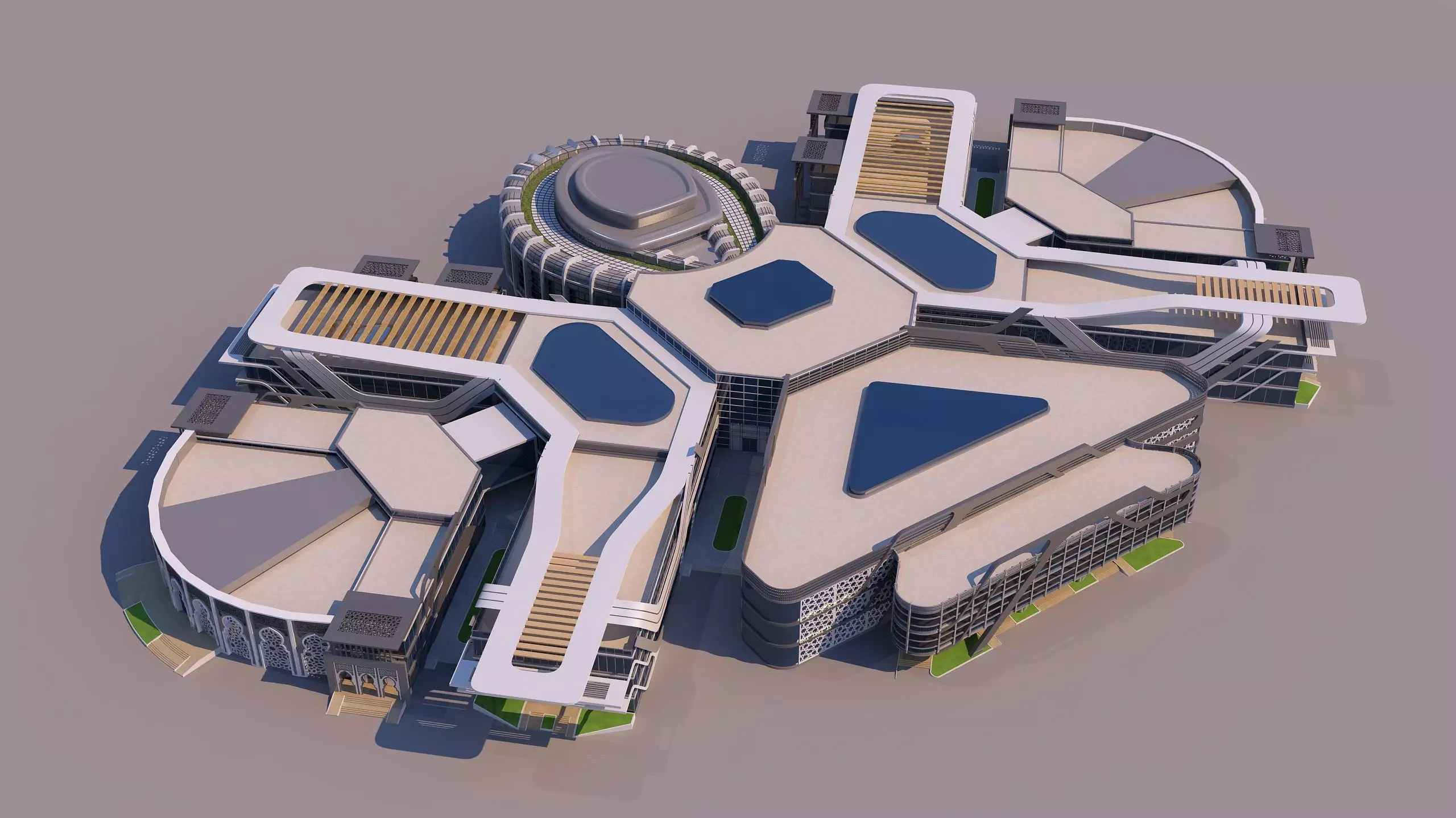 0188 - Culture Center Building 3D model
