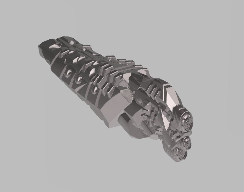 FLEET CORE - 17 VODORS FRIGATE 3D print model_12