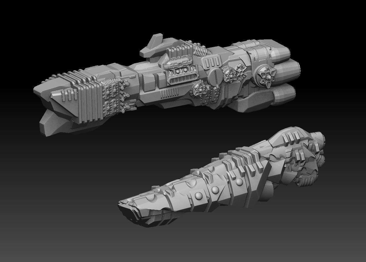 FLEET CORE - 17 VODORS FRIGATE 3D print model_25
