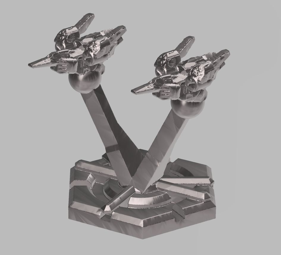 FLEET CORE - 18 VODORS BOMBERS 3D print model_6