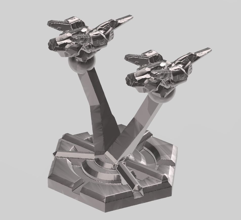 FLEET CORE - 18 VODORS BOMBERS 3D print model_7