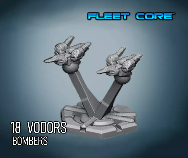 FLEET CORE - 18 VODORS BOMBERS 3D print model_0