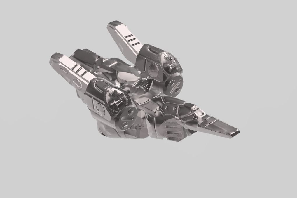 FLEET CORE - 18 VODORS BOMBERS 3D print model_1
