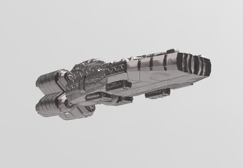 FLEET CORE - SG1 STARVARES CARGO CRUISER 3D print model_2