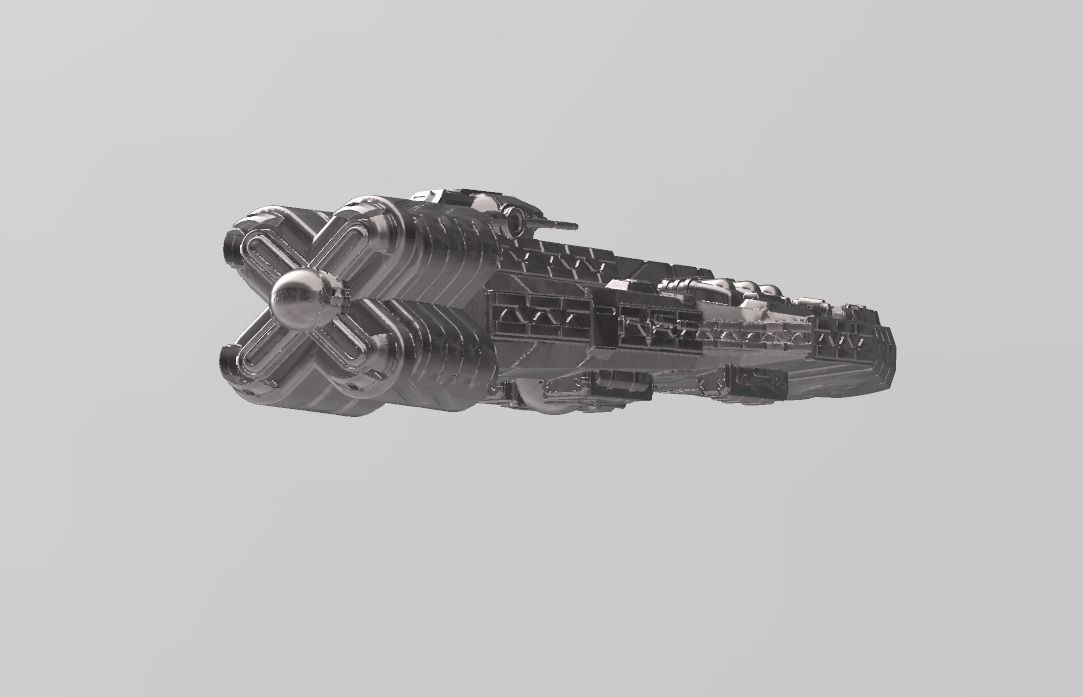 FLEET CORE - SG1 STARVARES CARGO CRUISER 3D print model_6