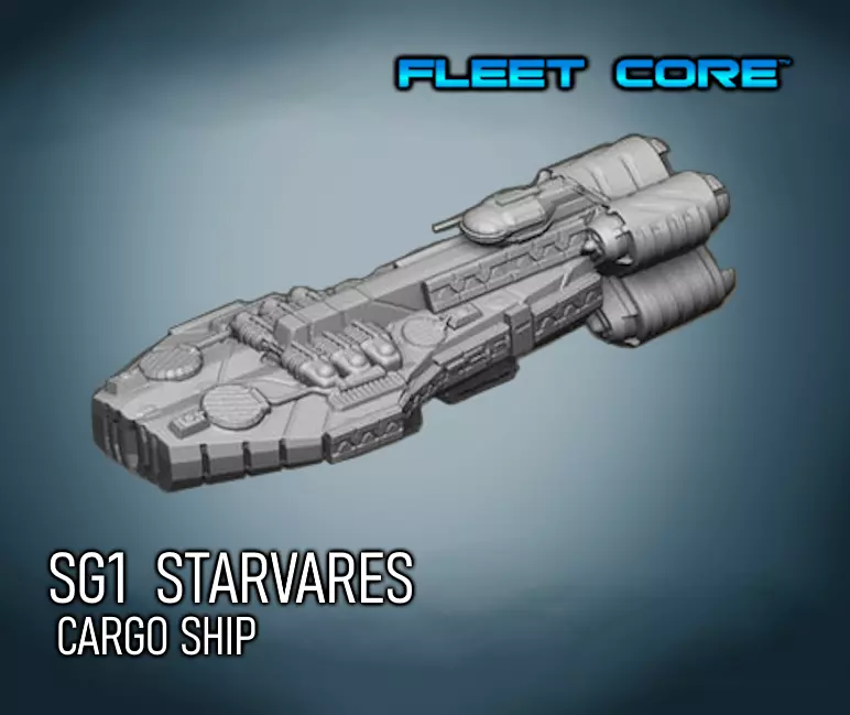 FLEET CORE - SG1 STARVARES CARGO CRUISER 3D print model_0