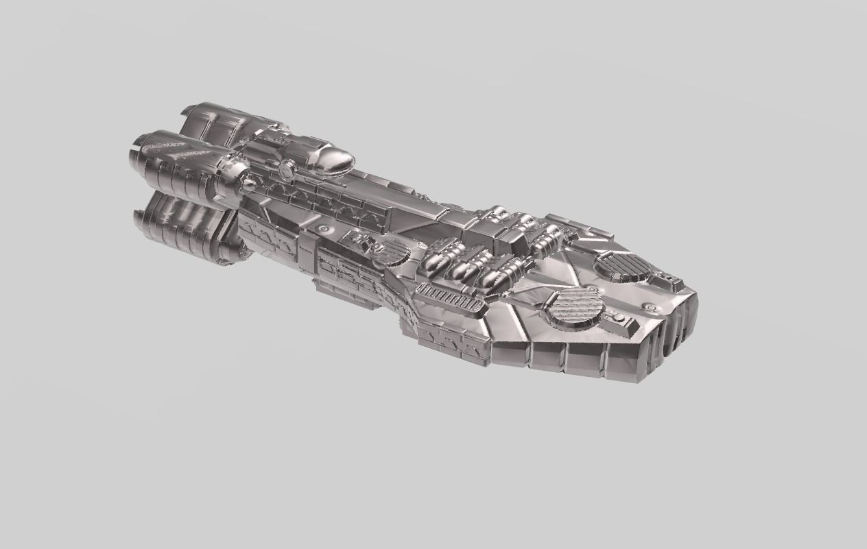 FLEET CORE - SG1 STARVARES CARGO CRUISER 3D print model_1
