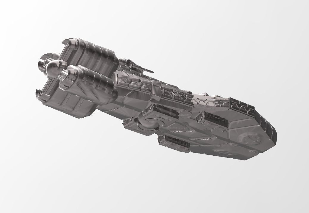 FLEET CORE - SG1 STARVARES CARGO CRUISER 3D print model_5