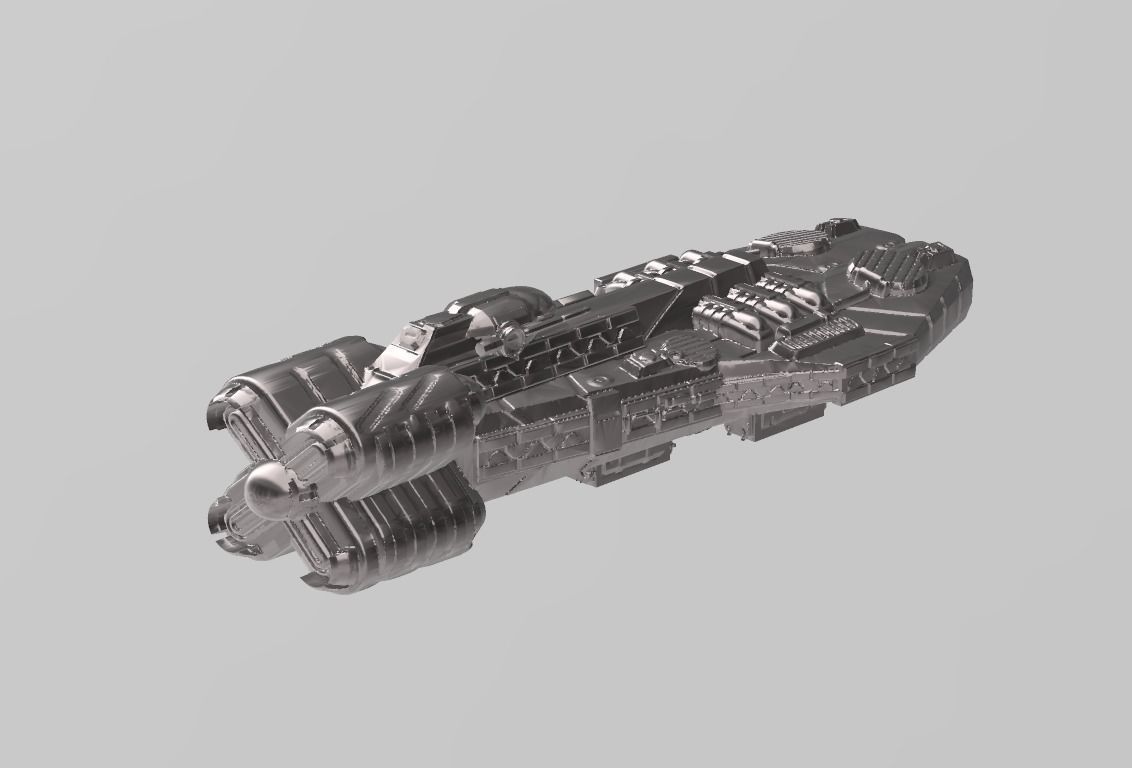 FLEET CORE - SG1 STARVARES CARGO CRUISER 3D print model_3