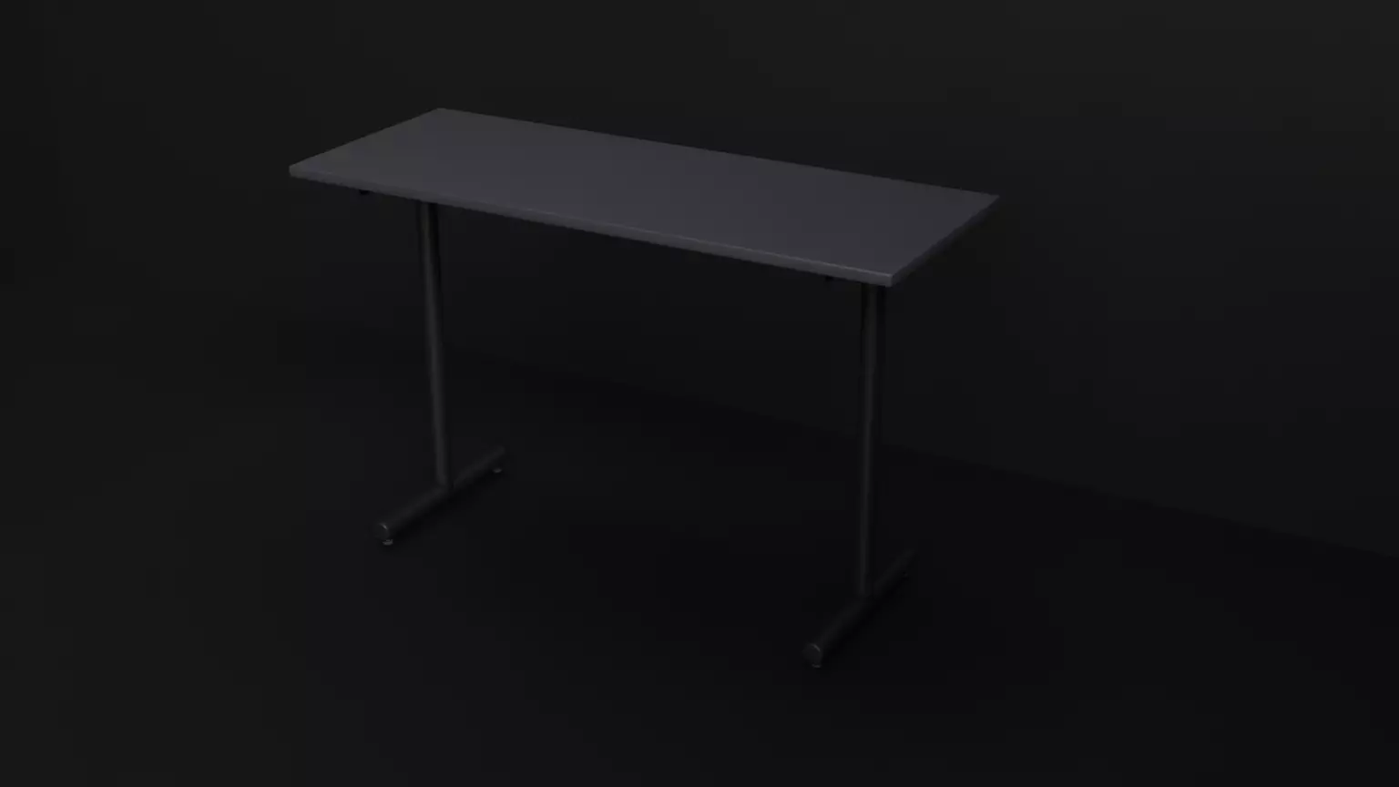 Laptop table 3d model 3D model_0