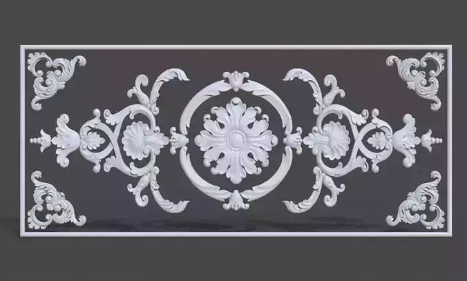 Furniture wood carving file stl for 3D print model 1022