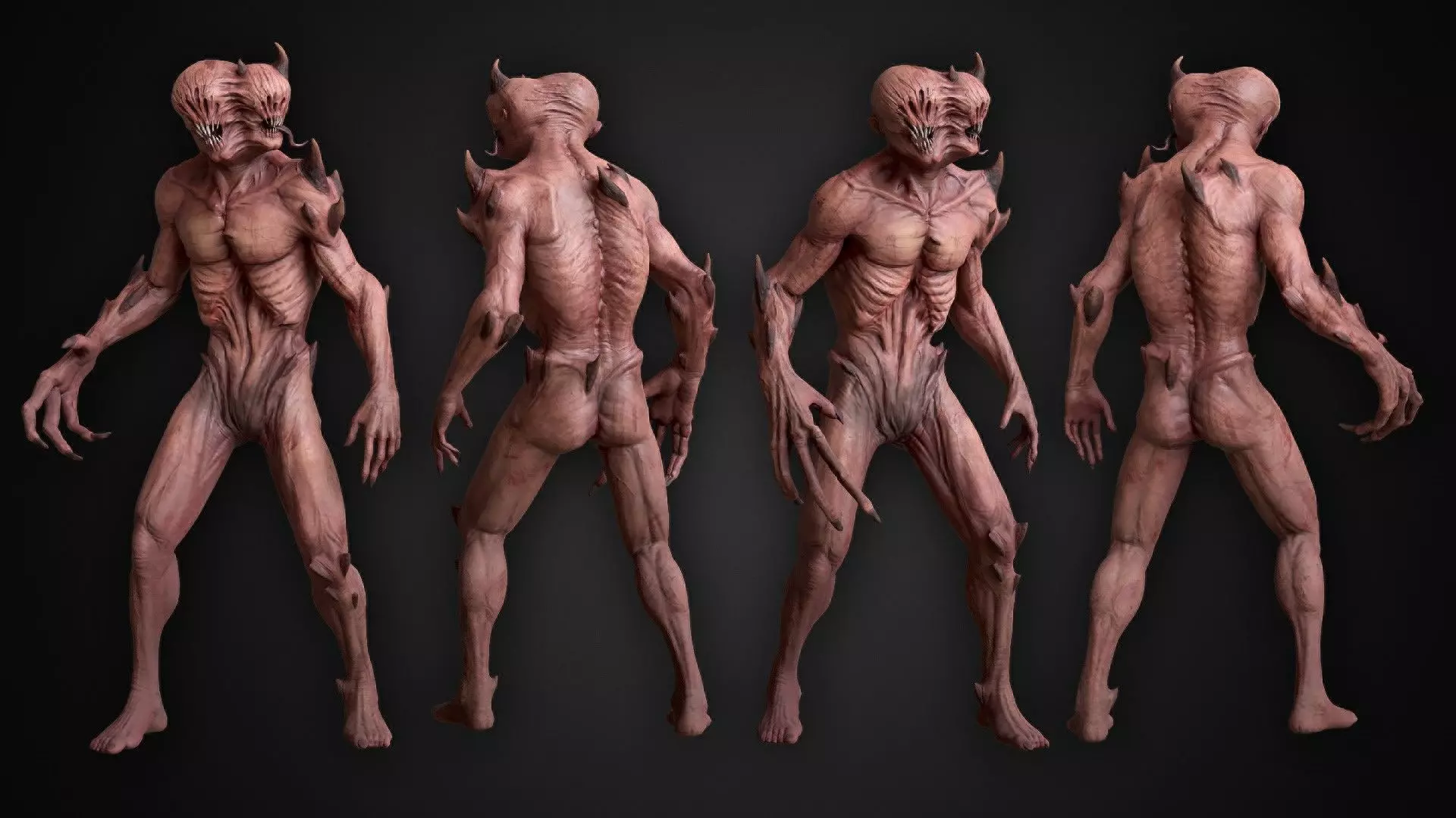 Mutant Claw Low-poly 3D model_0