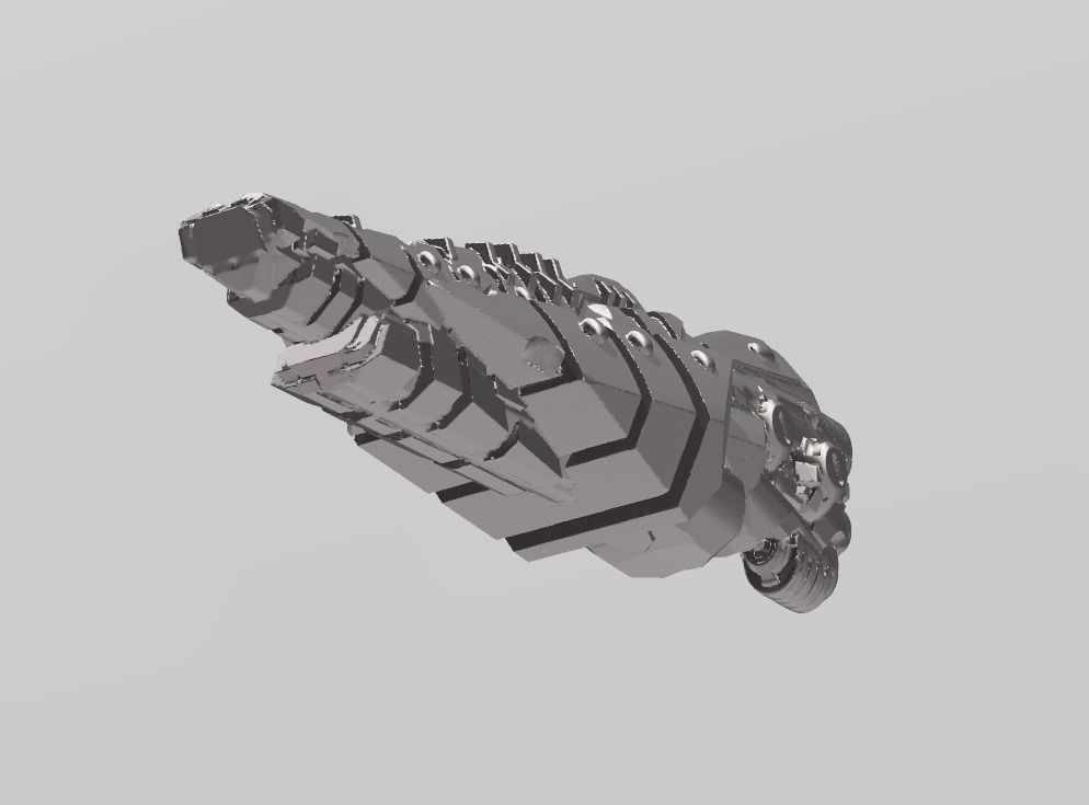 FLEET CORE - SG2 VODORS DESTROYER 3D print model_2