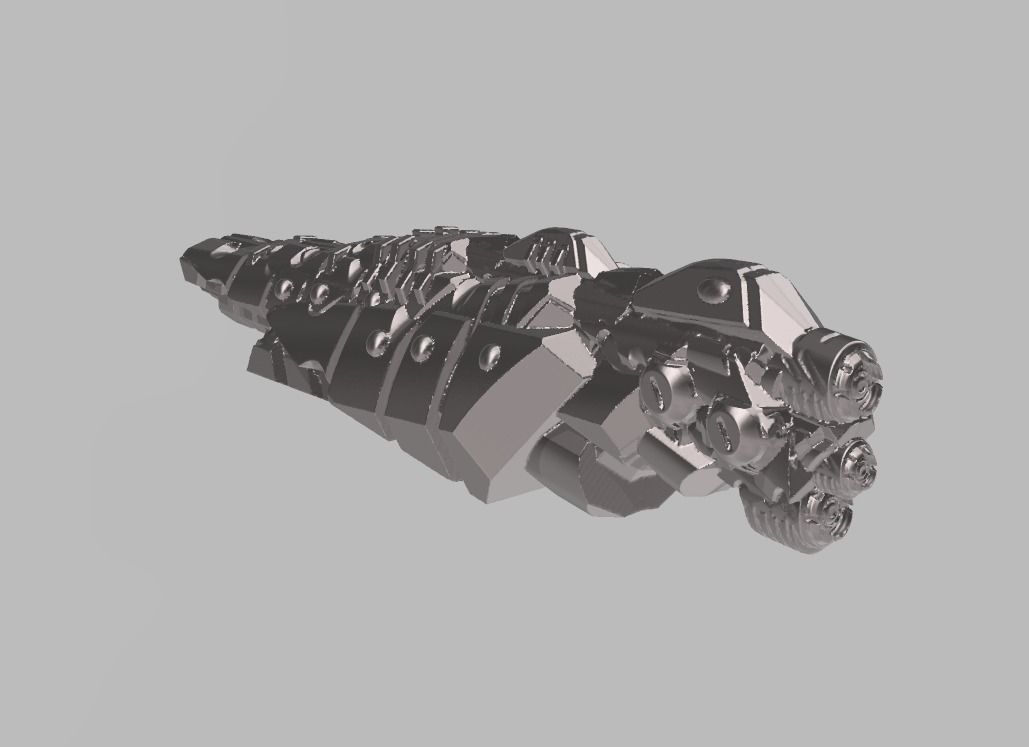 FLEET CORE - SG2 VODORS DESTROYER 3D print model_4