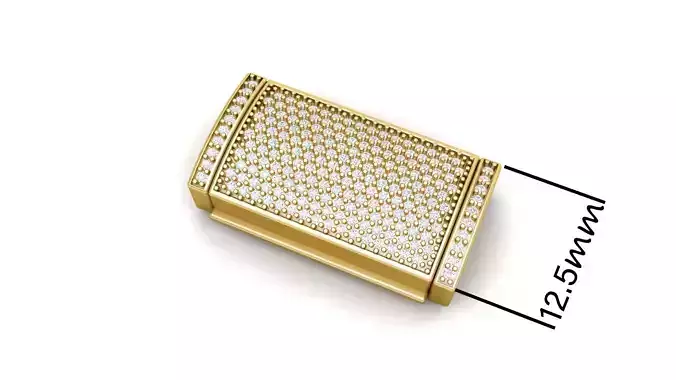 Jewelry Accessories 12 and half mm Diamond Lock Box  