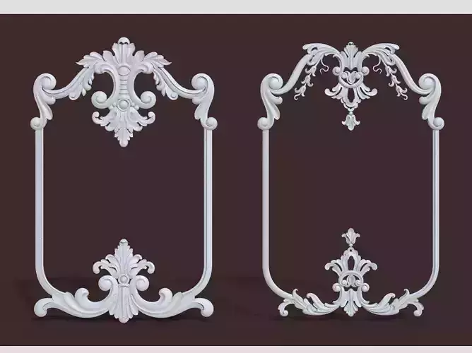 Furniture wood carving file stl for 3D print model 110A 3D print model