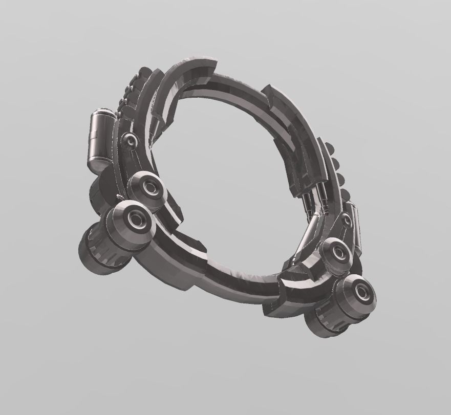 FLEET CORE - SG4 WARP GATE 3D print model_4