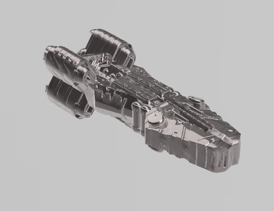 FLEET CORE - SG5 YF-1000 CARGO CRUISER 3D print model_1