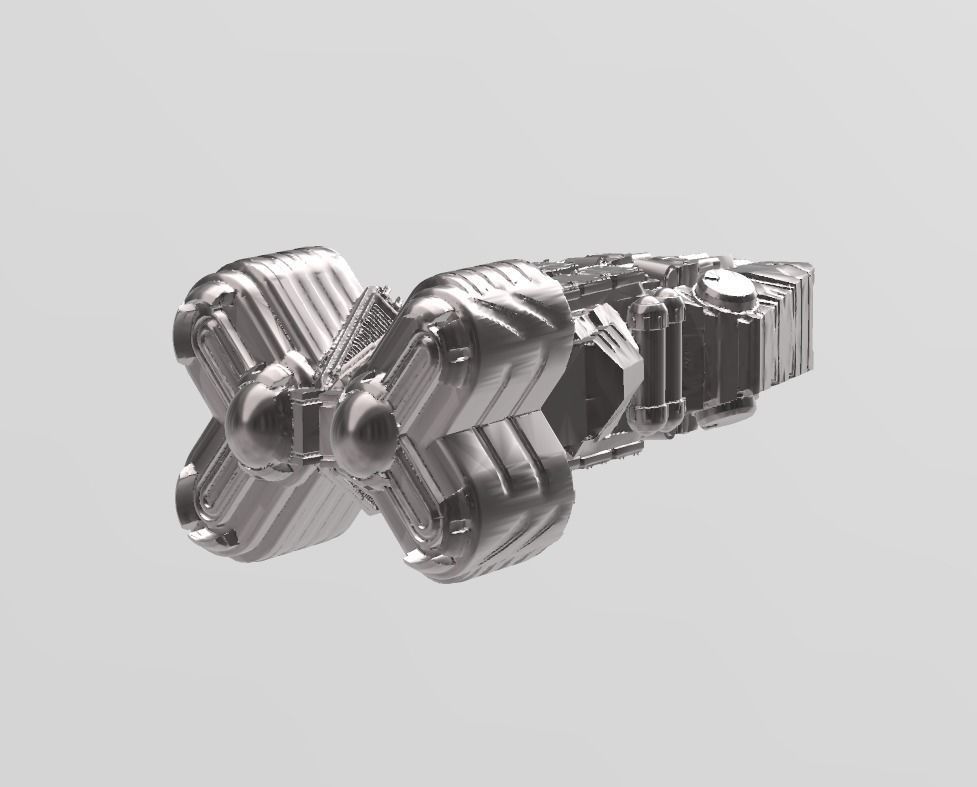 FLEET CORE - SG5 YF-1000 CARGO CRUISER 3D print model_4