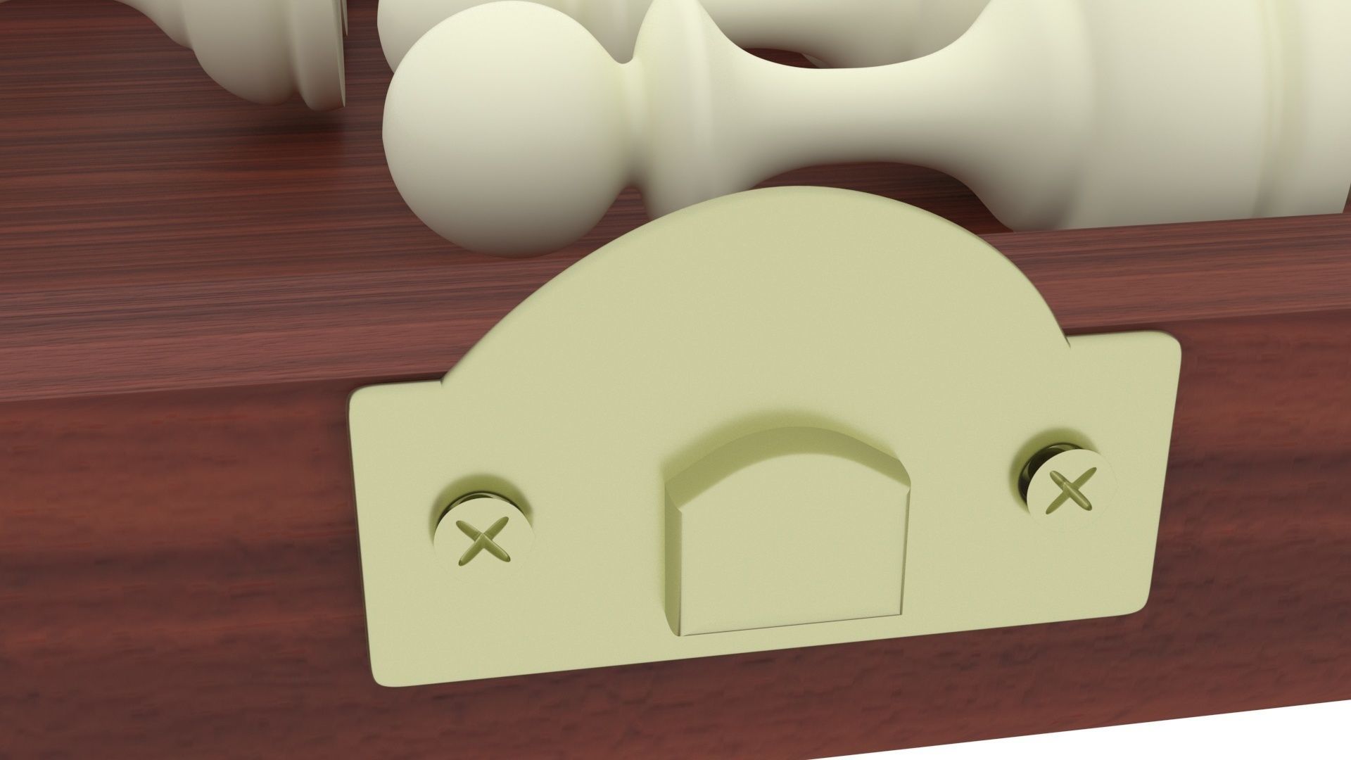 Opened Chess Board Filled With Chess Figures 3D model_6