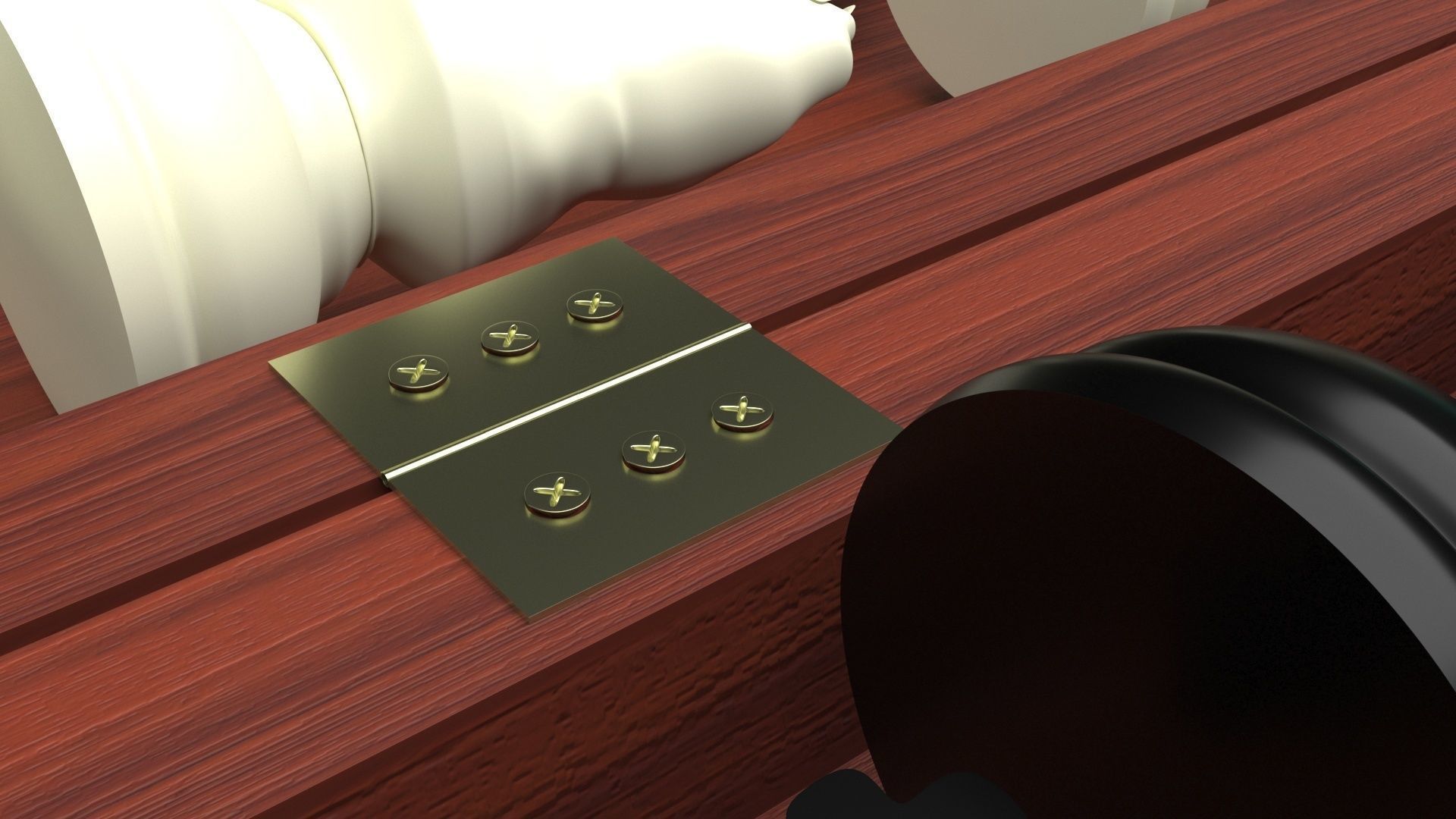 Opened Chess Board Filled With Chess Figures 3D model_20