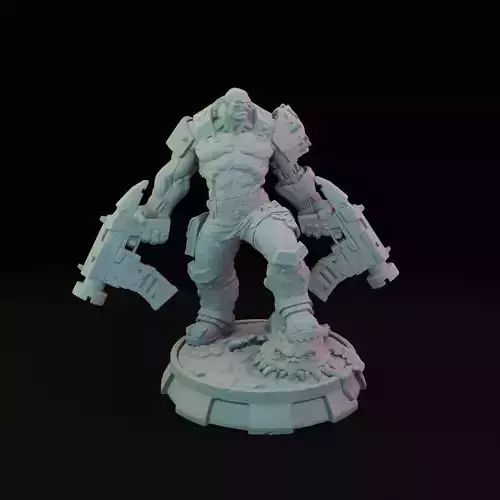 Fighting Orc 3D Print