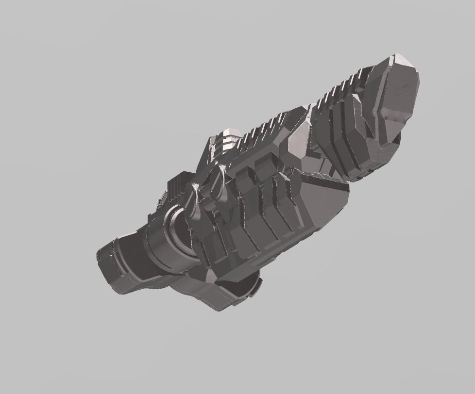 FLEET CORE - SG6 FED UNION FRIGATE 3D print model_2