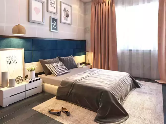 Bedroom Interior scene 