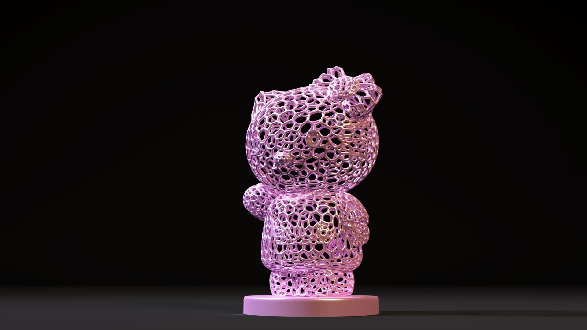 Hello Kitty 3D print model_9